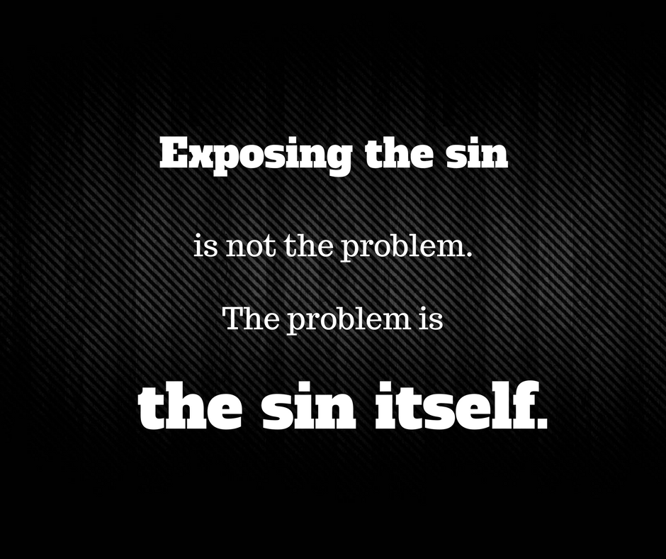 Exposing the sin