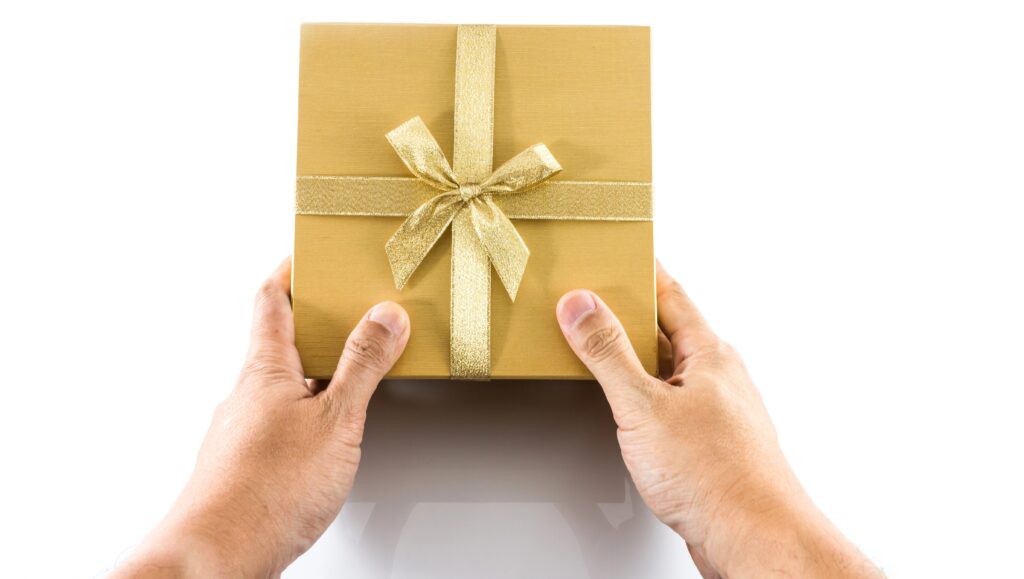 giving a gift